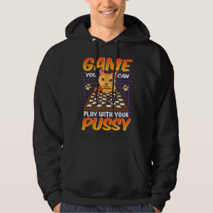Cat Chess Player Chess Game With Your Cat Hoodie