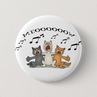 Cat Choir 6 Cm Round Badge