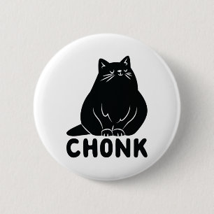 Cat Chonk 6 Cm Round Badge
