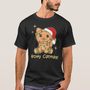 Cat Christmas Animals Cute Cats Meowy Catmas 4 T-Shirt