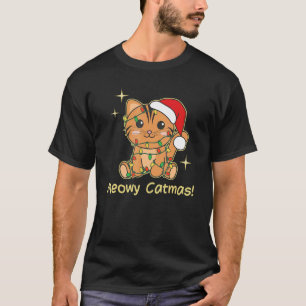 Cat Christmas Animals Cute Cats Meowy Catmas 6 T-Shirt
