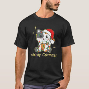 Cat Christmas Animals Cute Cats Meowy Catmas 9 T-Shirt