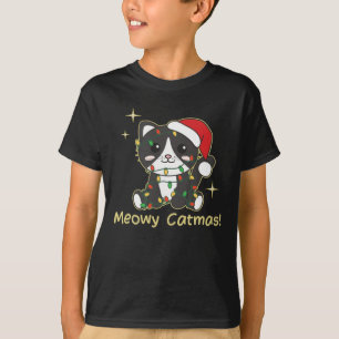 Cat Christmas Animals Cute Cats Meowy Catmas T-Shirt