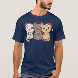 Cat Christmas Animals Cute CatsT-Shirt T-Shirt