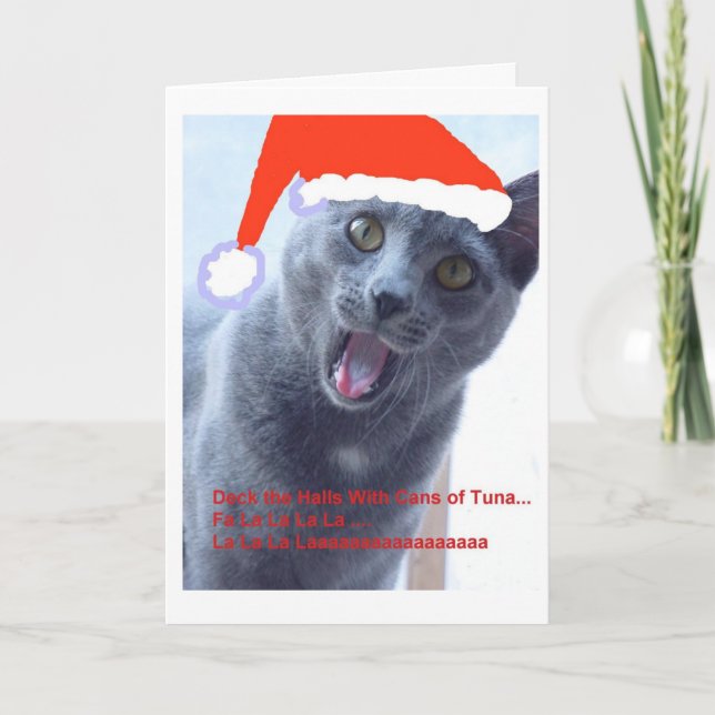 Cat Christmas Card 2 (Front)