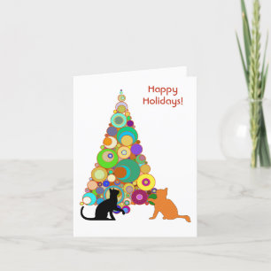 Cat Christmas Card "Gloria In Excelsis BCC"