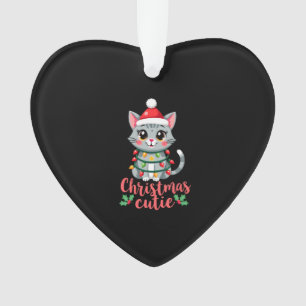 Cat Christmas Cutie Cats Christmas T-Shirt for Men Ornament