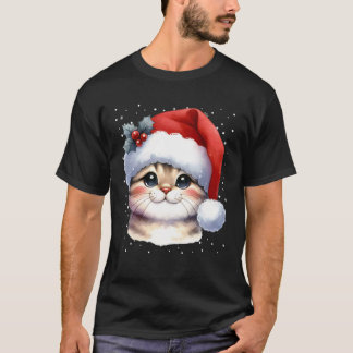 Cat Christmas Family Outfit Children Cats Christma T-Shirt