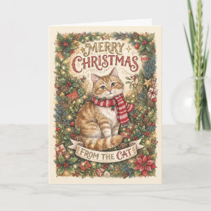 Cat Christmas From The Cat Card