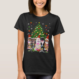 Cat Christmas Funny Meowy Christmas Tree Cat T-Shirt