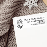 Cat Christmas Lights Return Address Label<br><div class="desc">Cute cat tangled in the Christmas lights return address label. Perfect for your holiday cards! Matching items and cards available in my shop!</div>