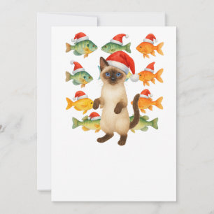 Cat Christmas Party Invitation