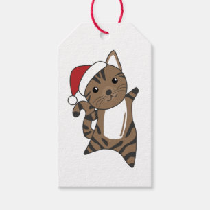Cat Christmas Snow Winter Animals Cats Gift Tags