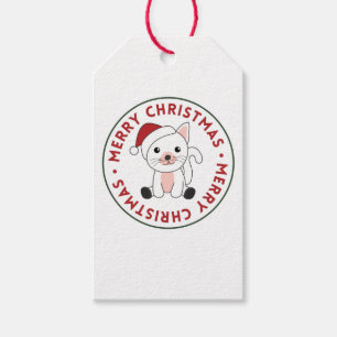 Cat Christmas Snow Winter Animals Cats Gift Tags