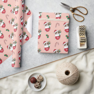 Cat Christmas Snow Winter Animals Cats Holiday Wrapping Paper