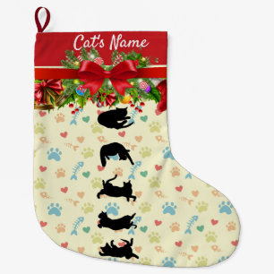 Cat Christmas Stocking