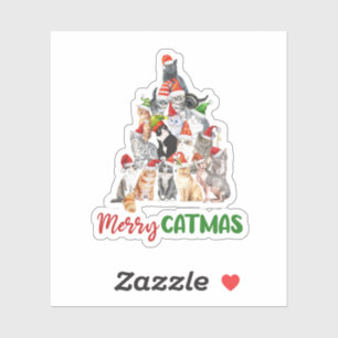 Cat Christmas Tree Cat Lover Christmas Holiday