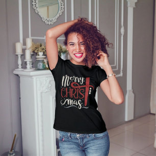 Cat Christmas Tree Xmas Girls Goys Meowy Catmas T-Shirt