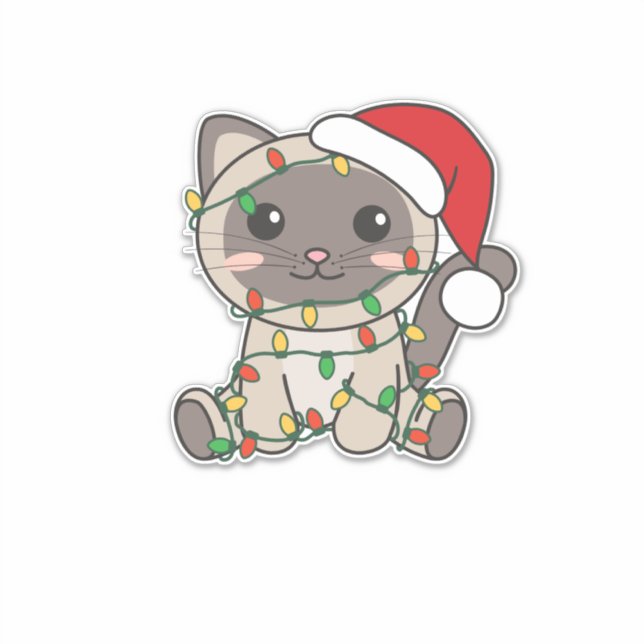 Cat Christmas Winter Animals Cats (Front)