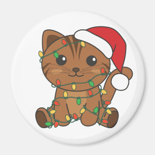 Cat Christmas Winter Animals Cats Magnet