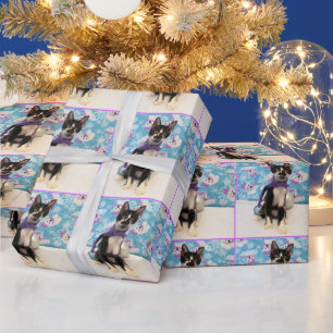 Cat Christmas Wrapping Paper Starring Cowboy