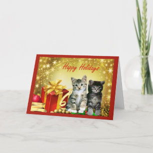 Cat Chrstmas Card
