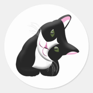 Cat Classic Round Sticker