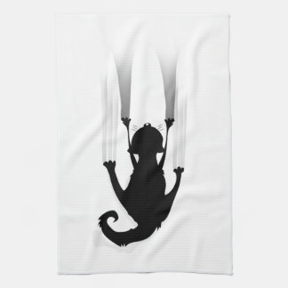 Cat Climb Tea Towel