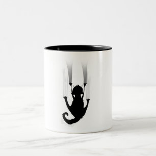 Cat Climb Two-Tone Coffee Mug
