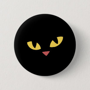 Cat Close 6 Cm Round Badge