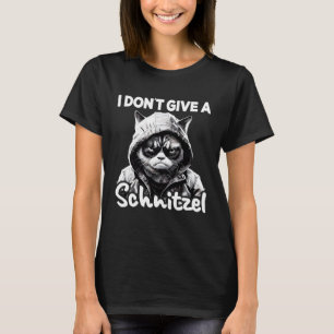 Cat Coffee I Cat I Don t Give A Schnitzel T-Shirt
