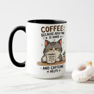 Cat coffee mug