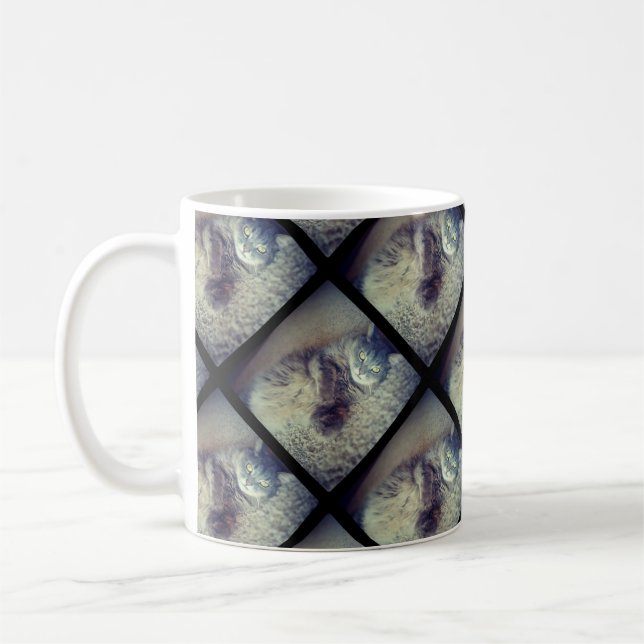 Cat Collage by Shirley Taylor Coffee Mug (Left)