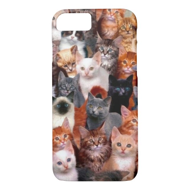 Cat Collage Case-Mate iPhone Case (Back)