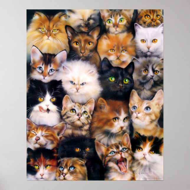 Cat Collage Poster (Front)