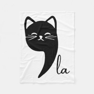 Cat Comma La Kamala Harris For President 2024 Elec Fleece Blanket