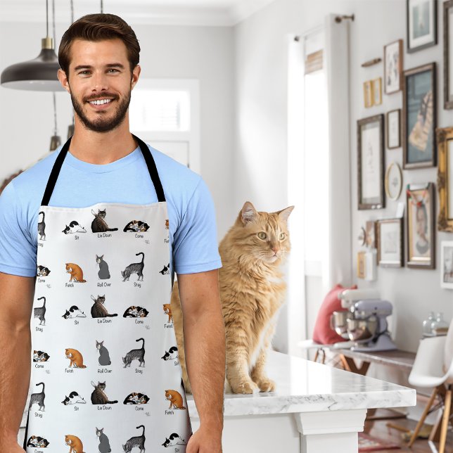 Cat Commands Apron (Creator Uploaded)