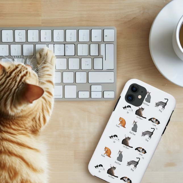 Cat Commands Case-Mate iPhone Case (Creator Uploaded)