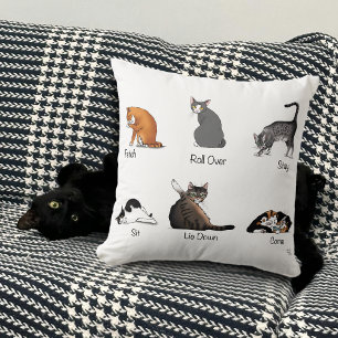 Cat Commands Cushion