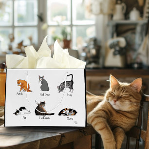 Cat Commands Large Gift Bag