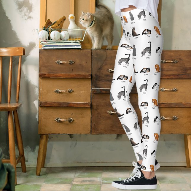 Cat Commands Leggings (Creator Uploaded)