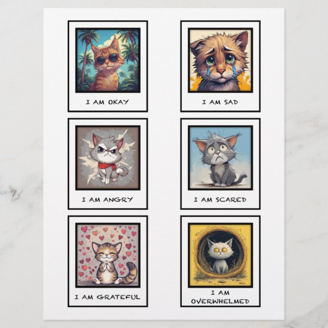 cat communication cards (Front)