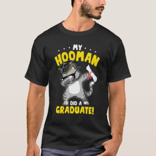 Cat Congratulating Human Dabbing Kitten Graduation T-Shirt