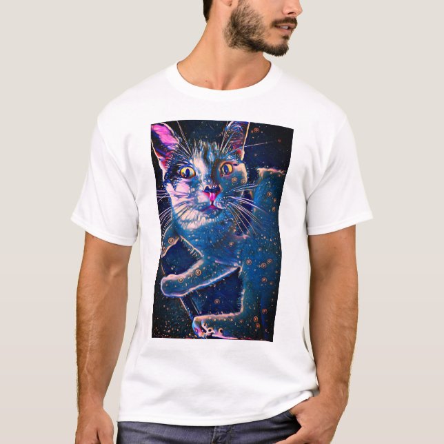 Cat constellation T-Shirt (Front)