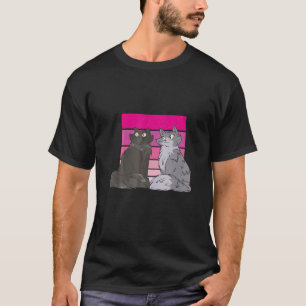 Cat Couple Cute Animals Pet T-Shirt