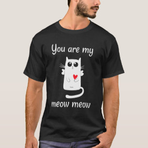 Cat Couple in love Proof of love sweet Valentine's T-Shirt
