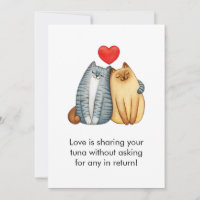 Cat Couple Lovers Cute Funny Happy Valentine's Day