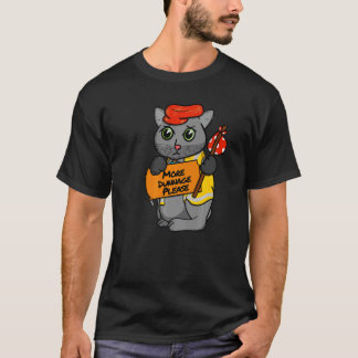 Cat Coworker Swagazon Associate More Dunnage Pleas T-Shirt