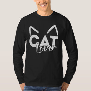Cat  Crazy Cat Lady Humour Kitten Head Art T-Shirt