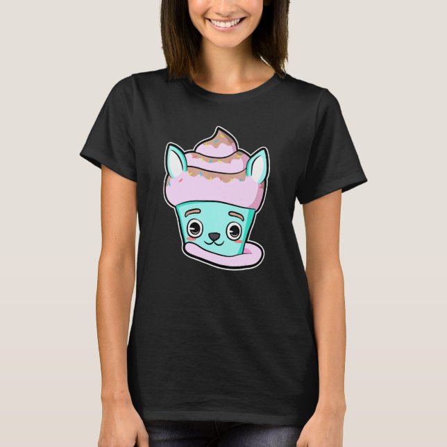 Cat Cupcake For Baking Cat  Pet T-Shirt (Front)